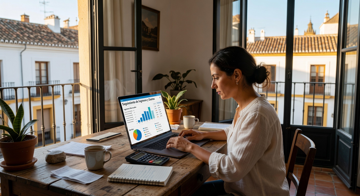 Seguimiento de gastos familiares en Sevilla