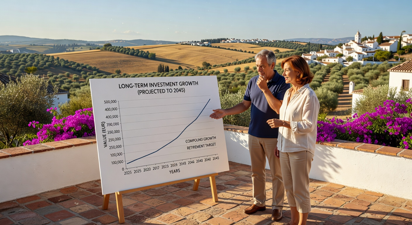 Crecimiento de inversión a largo plazo en Andalucía
