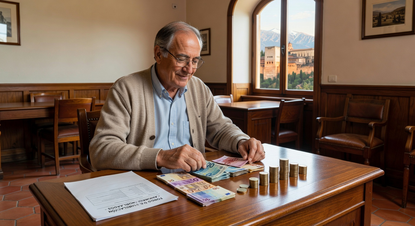 Contando ahorros en Granada